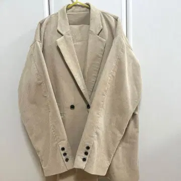 빈티지 메이크오버 테일러드 코듀로이 자켓