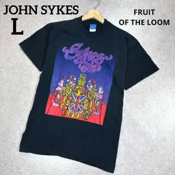 레어 JOHN SYKES 90s 빈티지 밴드T셔츠 당시 물건 투어