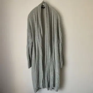 pas de calais 롱 니트 가디건 그레이