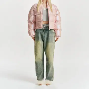 9090girl 배기 데님 팬츠