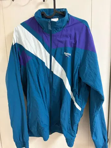 Reebok 나일론 자켓 L 사이즈 청보라