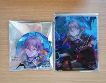 마법사와 검은 고양이의 위즈 HMV 빌지리오 캔뱃지 클리어 카드 아이돌