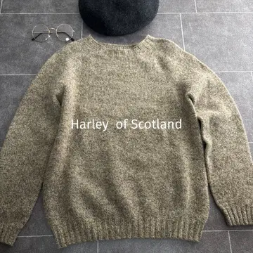 새상품급 할리 오브 스코틀랜드 울 니트 풀오버 영국제