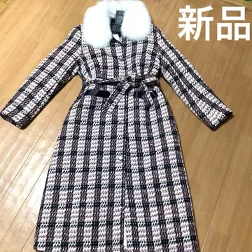 Mentayishang 퍼 포함 다운 90% 함유 롱 코트 F 새상품