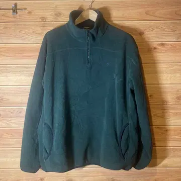 NAUTICA COMPETITION 플리스 XL 짙은 녹색 빅 실루엣