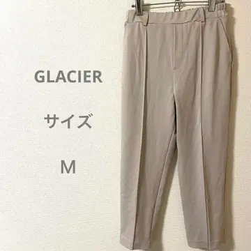 GLACIER 그라시아 베이지 스트레치 소재 슬랙스