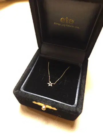 ete 별 모양 펜던트 목걸이