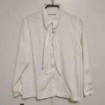 TIGRE BROCANTE 리본 타이 면 셔츠 sizeF