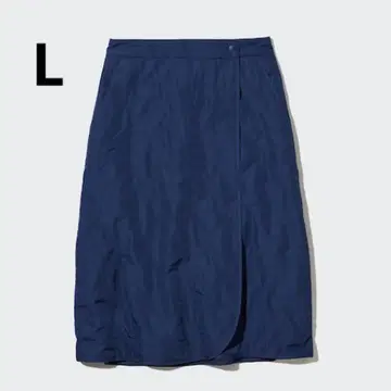 유니클로 방풍 웜 이지 스커트 L 랩스커트 스커트