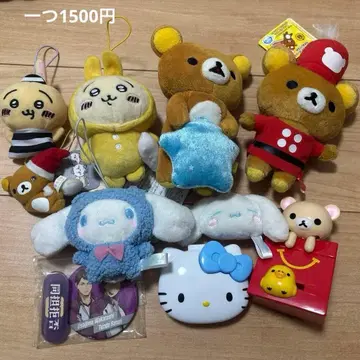 리락쿠마 치이카와 (먼작귀) 봉제 인형 마스코트