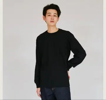 [ 미사용 ] Hanes T-SHIRTS KURO 롱 슬리브 긴팔