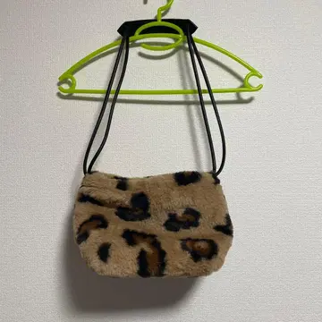 WCJ 레오파드 무늬 에코 퍼 복조리