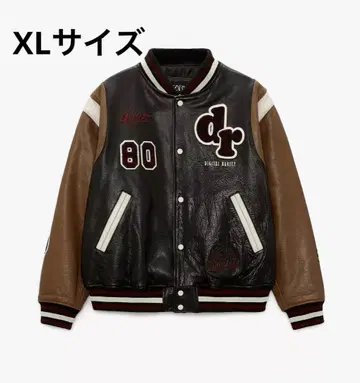 ZARA 패치 가죽 자켓