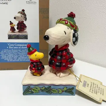 오늘까지 스누피 우드스탁 짐 쇼어 피규어 퍼