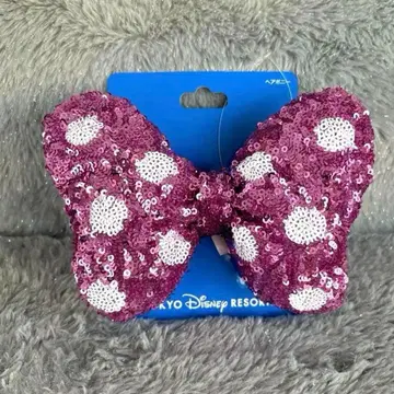 디즈니 머리끈 미니 핑크