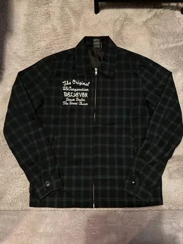 S&Co 체크 무늬 자켓 M 그린 The bonez RIZE