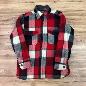 Eddie Bauer 울 셔츠 자켓 구택 made in USA
