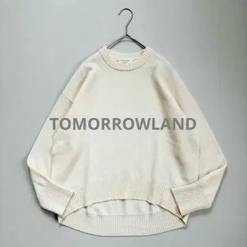 새상품급 투모로우랜드 맥피 라무 캐시미어 크루넥 풀오버