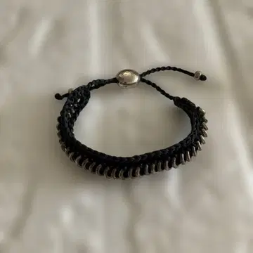 LINKS LONDON 뜨개질 팔찌 블랙 남성용