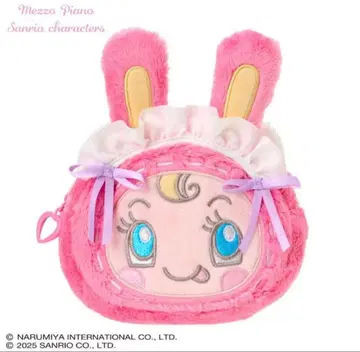 메조피아노 x 산리오 캐릭터즈 페이스형 파우치 헬로키티 베리에
