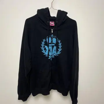 X-LARGE 지퍼 후드티 L 사이즈 블랙
