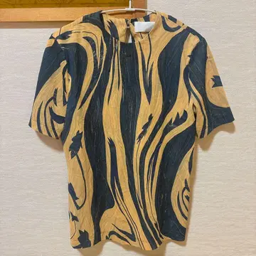 mame 마블 프린트 저지 크루넥 탑