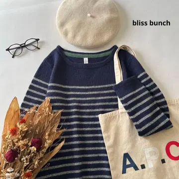 b1693* 블리스 번치 울 블렌드 니트 풀오버