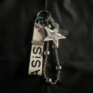 JEANASIS 밴딩 로고 참 스마트폰 스트랩