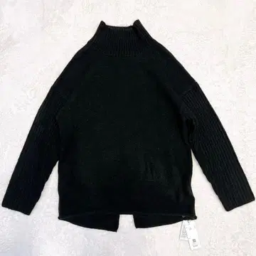 [ 택 포함 미사용 ] 리디 Re EDIT 하이넥 니트 스웨터 블랙 블랙