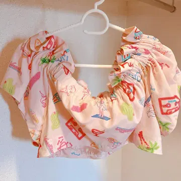 [ 새상품급 ] lilLilly 프릴 상의