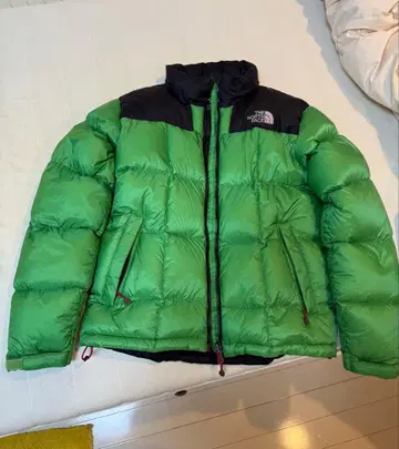 THE NORTH FACE 다운 자켓 S 그린/블랙