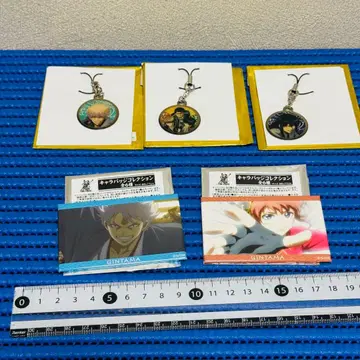 은혼 스퀘어 캔뱃지 메탈 참 세트 w