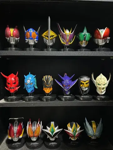 가면라이더 마스크 컬렉션 전왕 이매진 마스콜레 17체