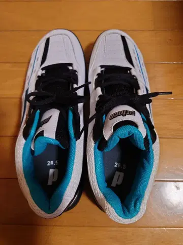 Prince 테니스화 남성용 28.5cm 화이트/터콰이즈