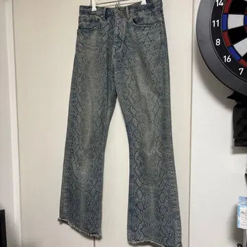 DAIRIKU 23AW 'Python' Flare Denim Pants