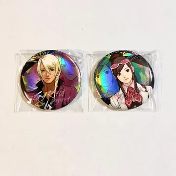 역전재판 가류 쿄야 호즈키 아카네 캔뱃지 중국 콜라보 카페