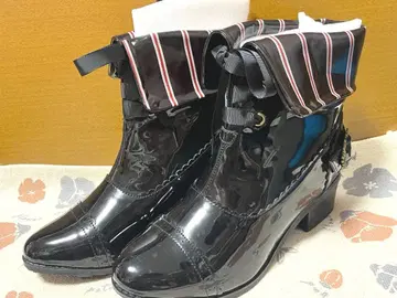 접이식 레인부츠 M 23.5cm 블랙 엑시즈팜