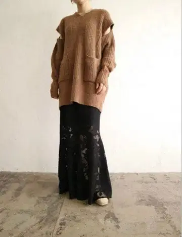 Acka 니트 브라운