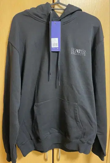 [ 미사용 새상품 ] Rivvia PROJECTS 후드티 M 블랙