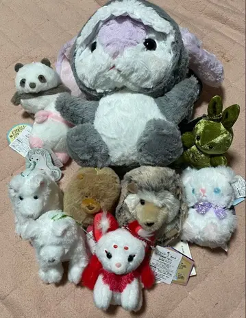 봉제 인형 세트 다양한 동물 디자인