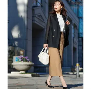 [택 포함 새상품] ANY SIS [2WAY] 프론트 지퍼 타이트 스커트