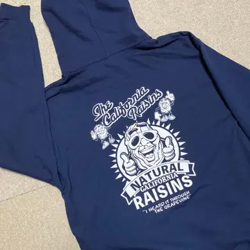 캘리포니아 레이즌 후드 후드티 네이비