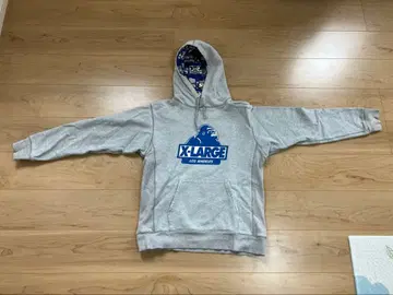 X-LARGE 그레이 후드티
