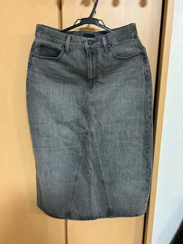 그레이 데님 스커트 UNIQLO 유니클로