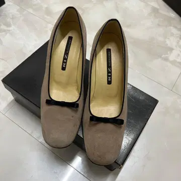 RIZ 베이지 리본 포함 하이힐 23.5cm