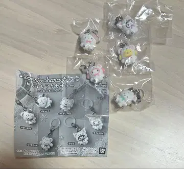 [ 새상품 ] 산리오 캐릭터즈 메지루시 액세서리 복슬복슬 스노우 세트