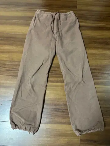 AURALEE 오라리 스웨트 팬츠 5 브라운