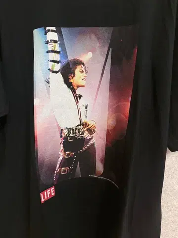 마이클 잭슨 T셔츠 블랙 XXL