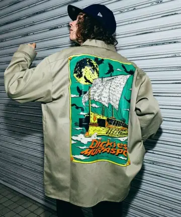 Dickies x Hirotton x MURASPO 워크 셔츠 베이지