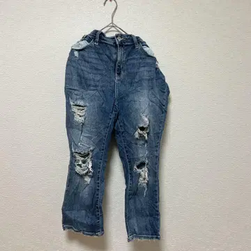 하나뿐인 JUDY BLUE 스키니 데님 팬츠 데미지 팬츠